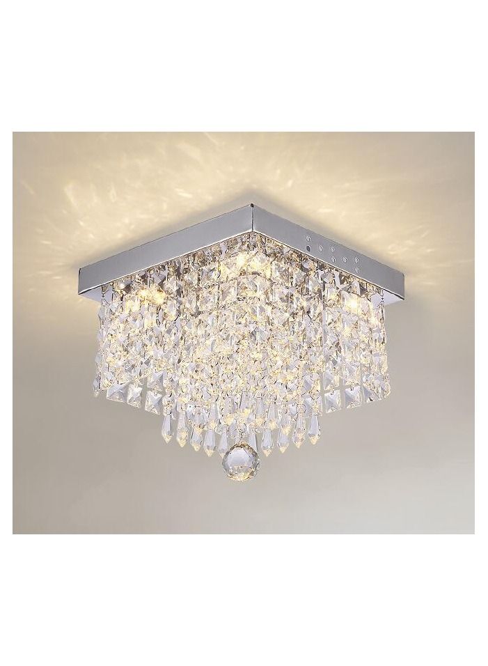 الحديثة K9 كريستال Led السقف مصباح الثريات ساحة ديكور المنزل Plafonnier الإضاءة بريق المعيشة غرفة الطعام تركيبات معلقة - Image 1