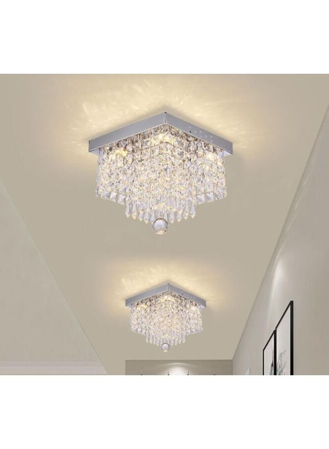 الحديثة K9 كريستال Led السقف مصباح الثريات ساحة ديكور المنزل Plafonnier الإضاءة بريق المعيشة غرفة الطعام تركيبات معلقة - Image 2