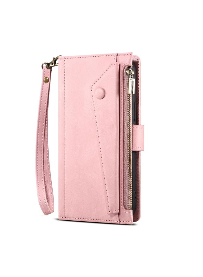 S-TOP Case For iPhone XS Max Retro Frosted Horizontal Flip Leather Case with Holder & Card Slot & Wallet & Zipper Pocket & Lanyard - Image 2