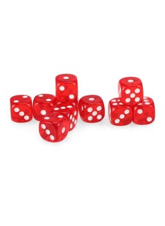 Captaintech 10-Piece Acrylic Dice 