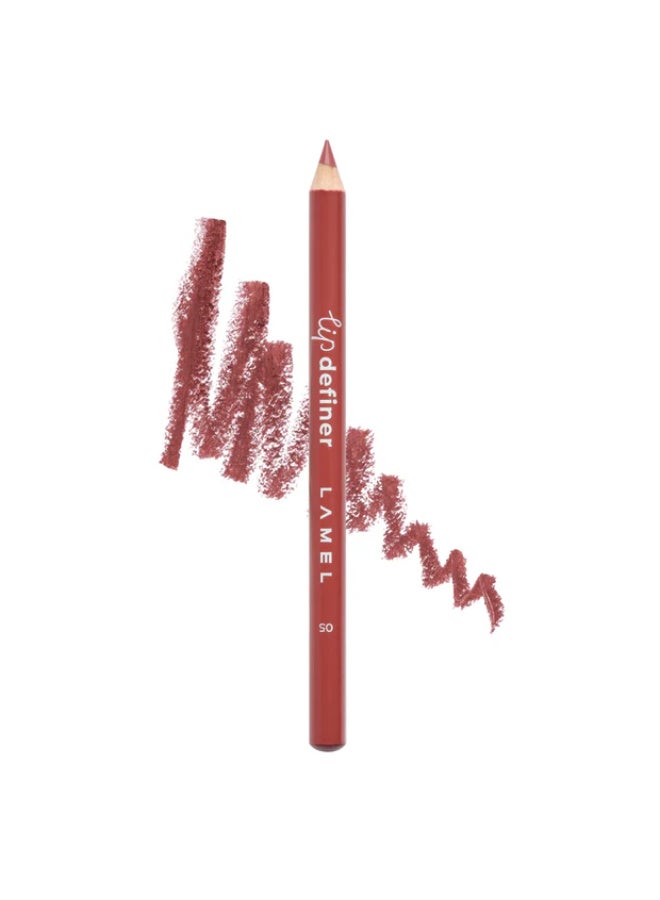 LAMEL Wooden Pencil Lip Definer №405  Flower Breeze - Image 1