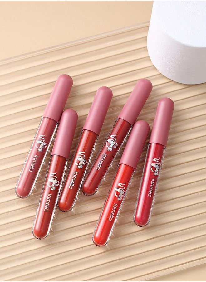 Lip Gloss Charming Color Moisturizing Liquid Lipstick Lip Makeup Cosmetic for Women 2g# 1041‑5