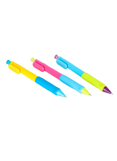 deli Mechanical Pencil with soft rubber holder for great comfortable grip bright colours Reusable Inkless Pencils Stationary Set for Kids Birthday Party Return Gifts 1 Piece Random color