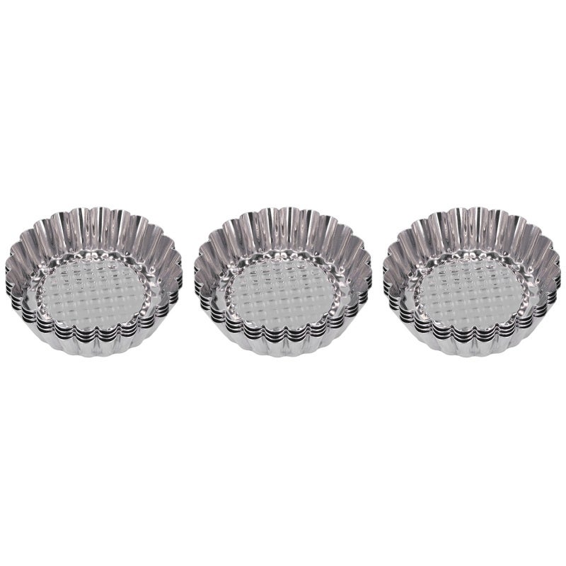 Egg Tart Mold: 304 Stainless Steel, Seamless One-Piece Molding, Easy Demoulding - Durable High Hardness Round Cake Mold for Home Kitchen, Restaurant, Dessert Shop - Image 5