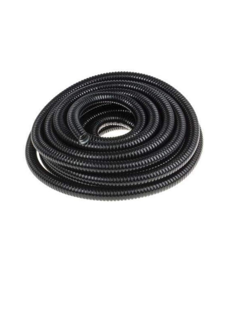PVC Coated Galvanized Steel Flexible Conduit Black for Protection of Cable and Wire in Tunnels, Hospitals, High-rise Office Blocks and Public Buildings, Underground Etc. (32mm x 10 Meter)  - Image 2