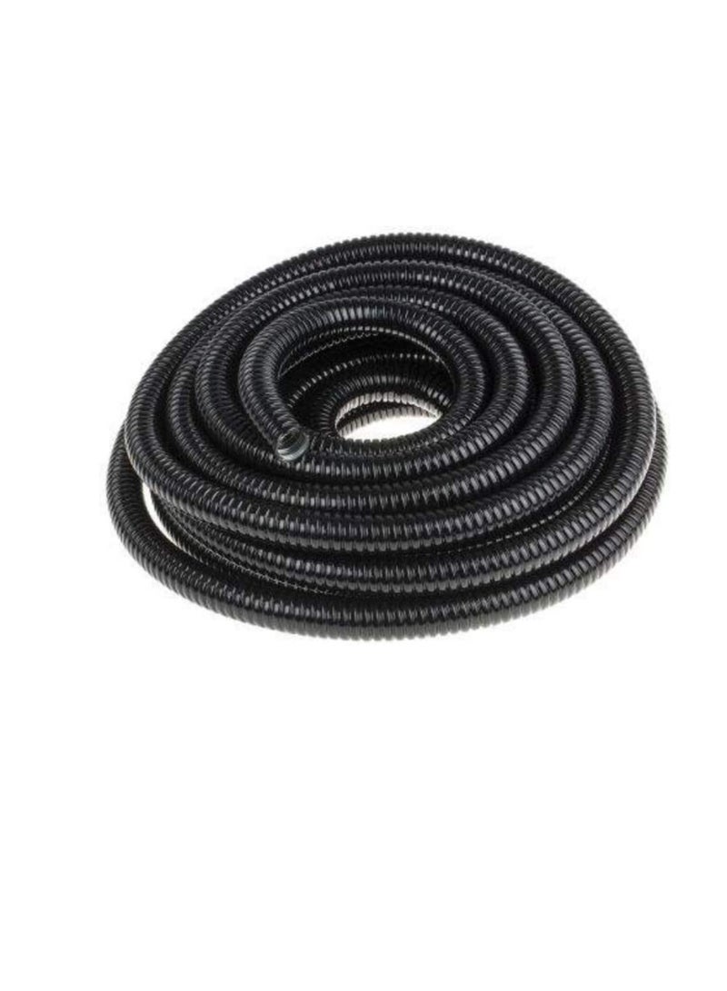 PVC Coated Galvanized Steel Flexible Conduit Black for Protection of Cable and Wire in Tunnels, Hospitals, High-rise Office Blocks and Public Buildings, Underground Etc. (32mm x 10 Meter)  - Image 1