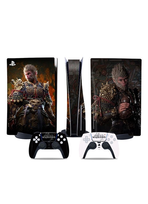Playstation 5 Disc Version Skin, PS5 Sticker, Black Myth Wukong PS5 Sticker, Playstation 5 Controller Vinyl Decal Cover