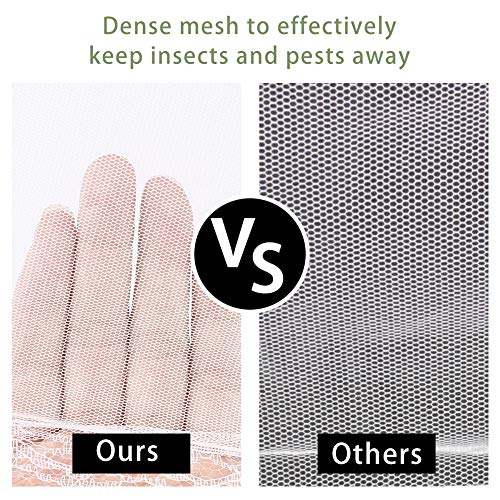 Onarway Food Covers for Outside Mesh: 3 Pack 14 Inch Pop Up Fine Fly Net for Fruit - Collapsible Screen Umbrella Food Tent for Outdoor Picnic Party BBQ - Image 2