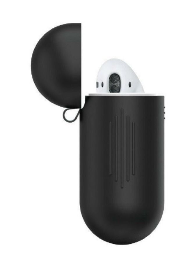 shAyzee Protective Case Cover For Apple AirPods Black - Image 2