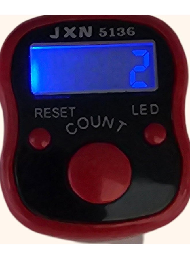 Digital rosary with lighted screen, attached like a ring, in a gift box, 12 pieces, for gift distribution and occasions - Image 2