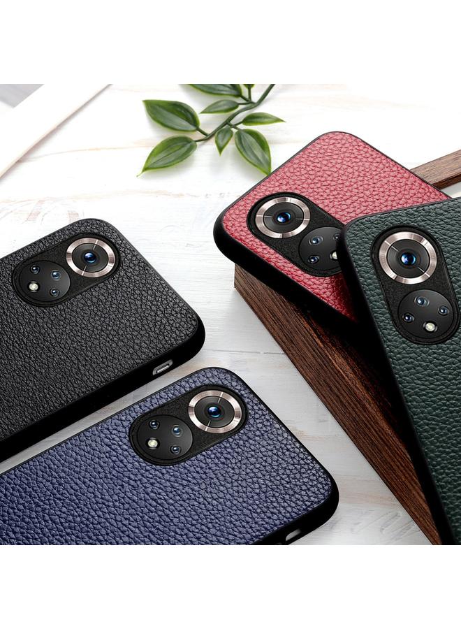 S-TOP Case For Honor 50 Accurate Hole Litchi Texture Leather Shockproof Case - Image 4