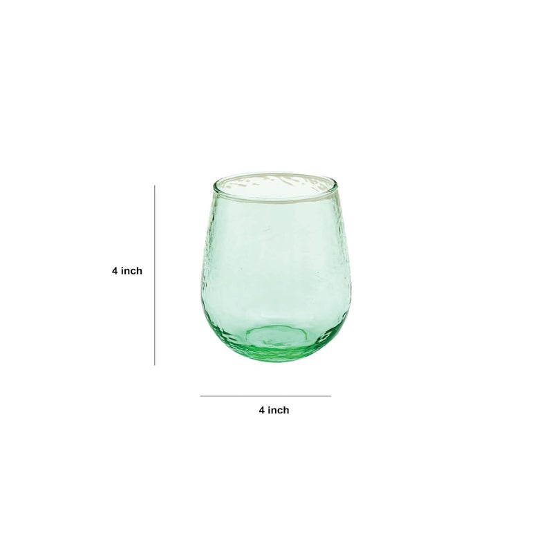 NATURAHIVE Everyday Drinking Glasses Set of 4 Drinkware Glasses Kitchen Glasses for Cocktail Iced Coffee Ice Tea Wine Whiskey Water 4 Short Dof Drinking Glass Juice Glass Set of 4 PCS - Image 5