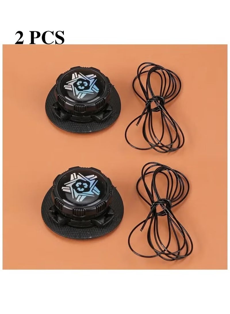 OMEVE 2pcs Portable Rotating Sport Shoes Buckles, Outdoor Sports Shoelace Accessories, No Tie, Buckle, Automatic Rotating Buckle, Suitable For Sports Enthusiasts (Black) - Image 1