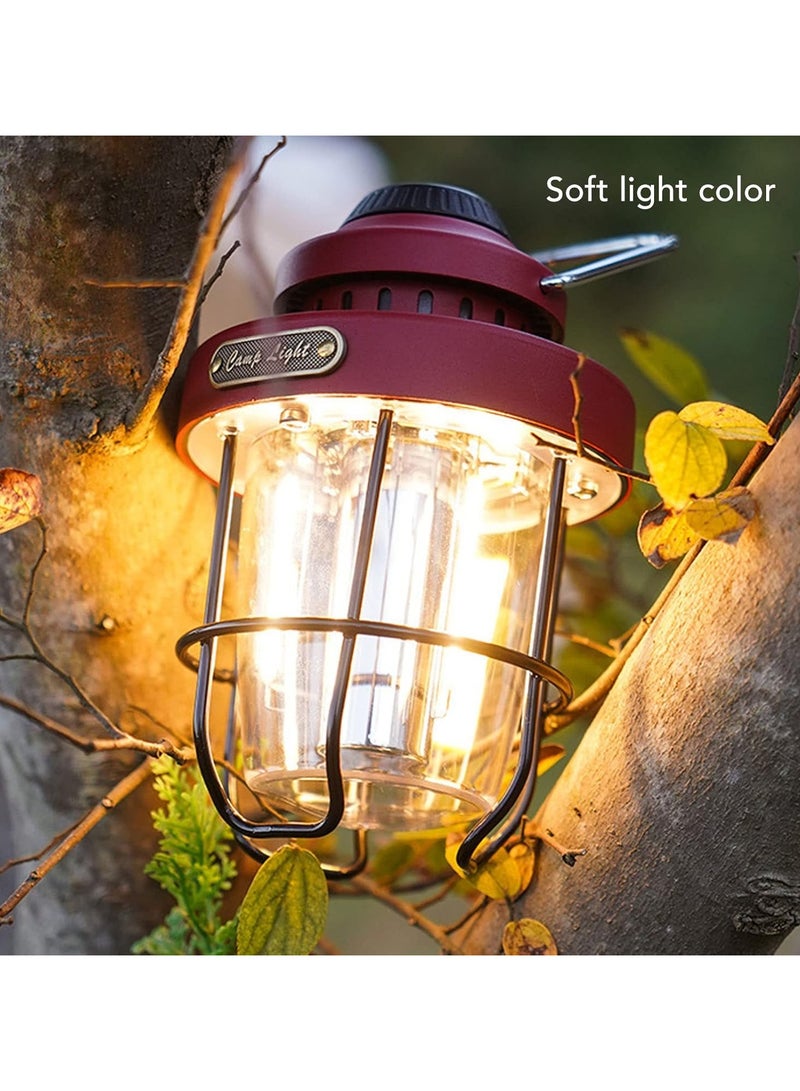 AROAQ LED Camping Lantern Water Resistant Outdoor Flashlight Rechargeable Bright Rugged Tent Light for Power Outages Hiking Fishing Emergency Power Failure Hurricane USB Cable Included - Image 2