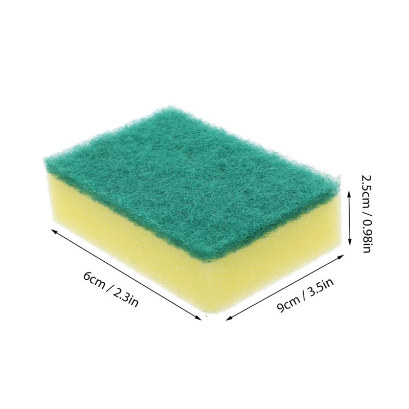 Heavy Duty Scrub Sponges Non Scratch 100 Pack for Kitchen Pots Pans and Household Cleaning - Image 3