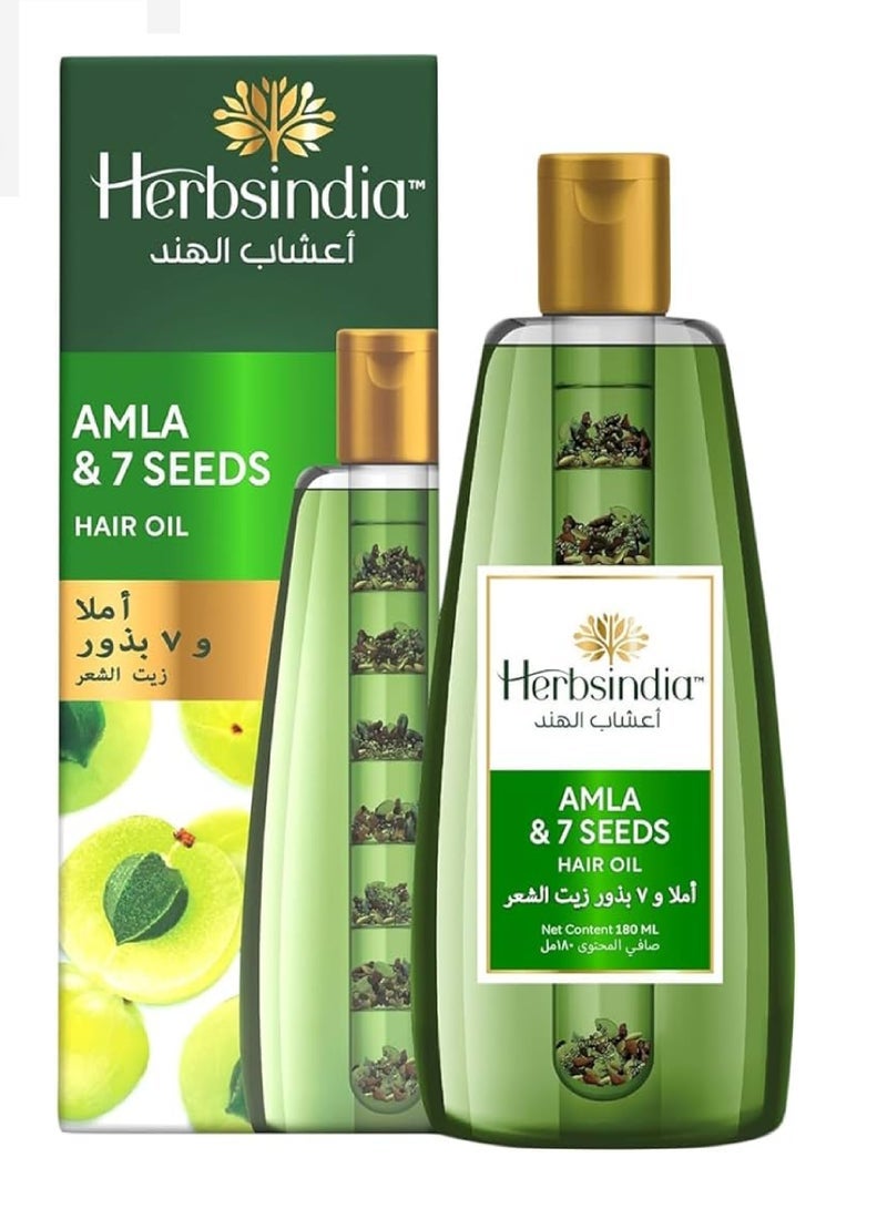 Herbsindia HERBS INDIA AMLA & 7 SEEDS HAIR OIL 280ML