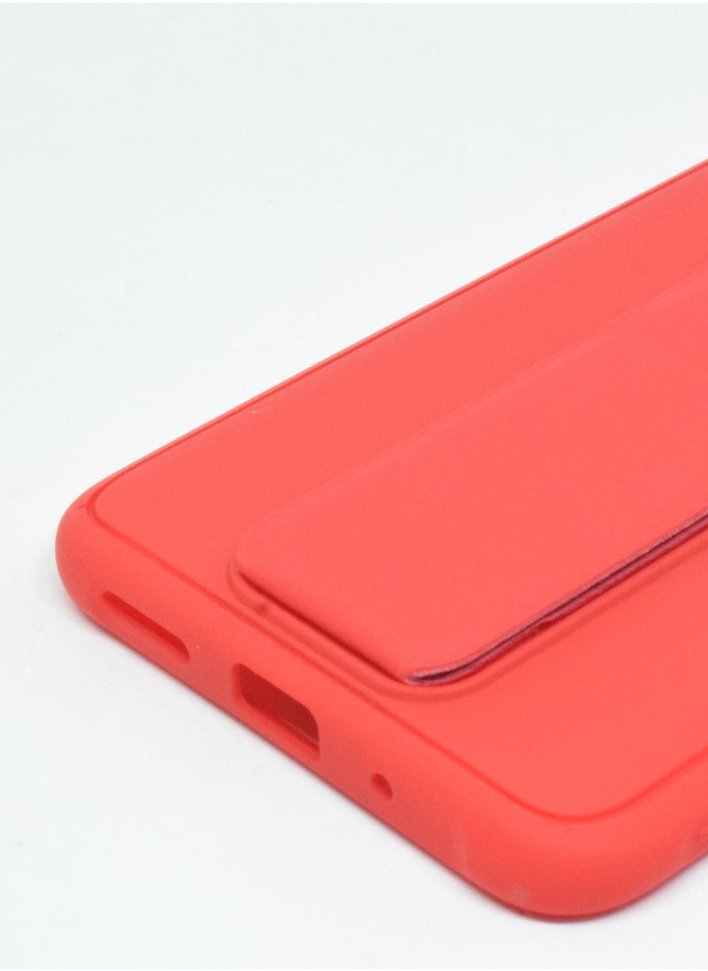BORTONY Redmi 9C Case, Fully Covered With Finger Grip Stand Holder Anti Slip Shockproof Protective Case Cover For Xiaomi Redmi 9C  - Image 4