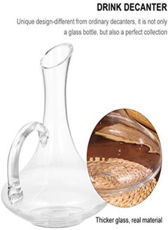 AKDC 1Pc Decanter Wine Whiskey Dispenser Cold Beverage Kettle Whiskey Drink Distributor Whiskey Container Lead Free Crystal Whiskey Holder Gifts For Home Decor Glass Teapot Whisky  - Image 1