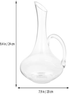 AKDC 1Pc Decanter Wine Whiskey Dispenser Cold Beverage Kettle Whiskey Drink Distributor Whiskey Container Lead Free Crystal Whiskey Holder Gifts For Home Decor Glass Teapot Whisky  - Image 5