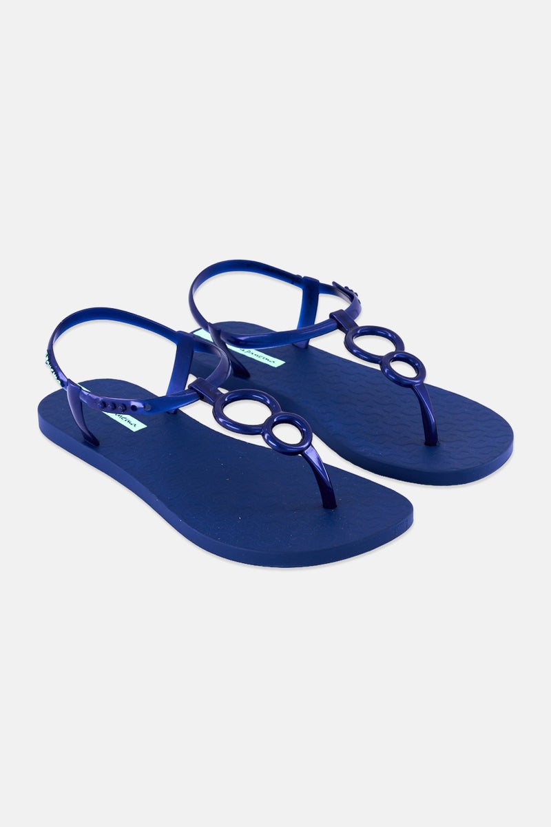 Ipanema Women Snap Fashion Sandals, Blue - Image 1