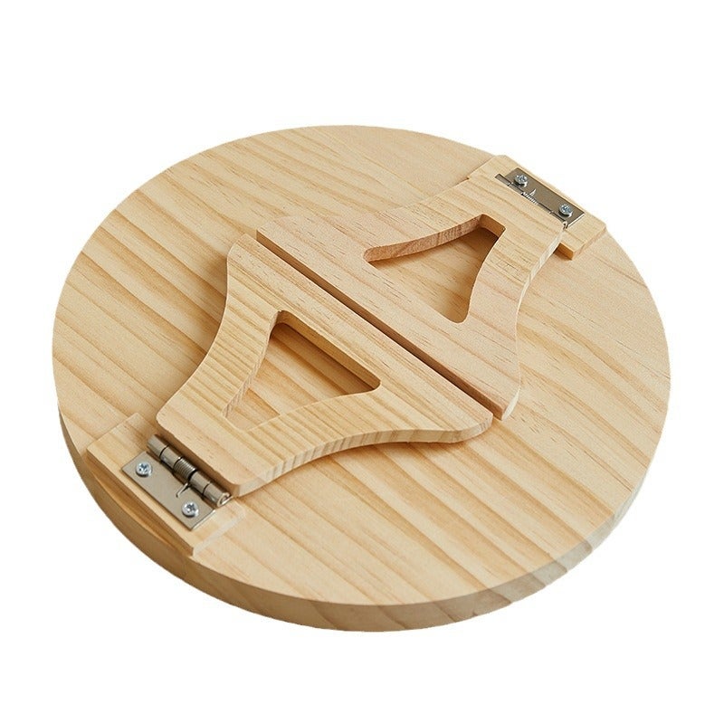 Sofa Armrest Tray Wooden Sofa Disc Foldable Cozy Sofa Armrest Tray - Image 5