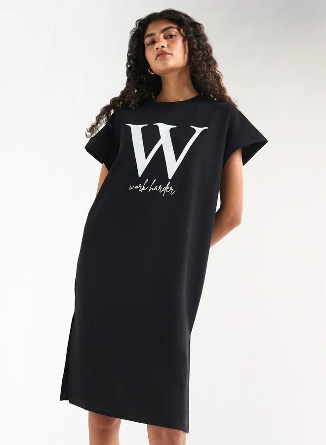 Splash FAV Graphic Print Dress