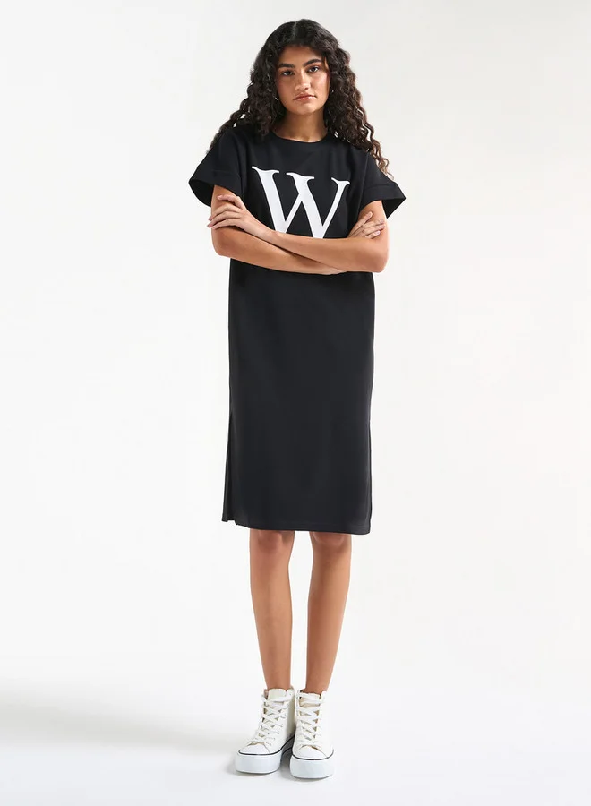 Splash FAV Graphic Print Dress