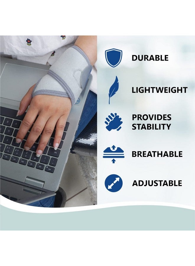 Leeford Neoprene Blend Wrist Band/Wrist Support For Men&Women With Thumb Support-Sports Injuries|Hand Support,Wrist Brace For Pain Relief/Wrist Supporter/Wrist Support-Perfectly Fit Right And Left Hand-One Size - Image 4