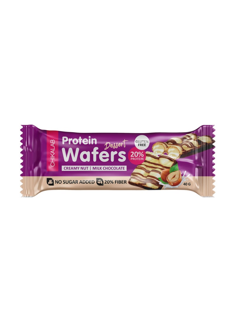 Chikalab Dessert Milk Chocolate And Hazelnut Protein Wafer - Image 1