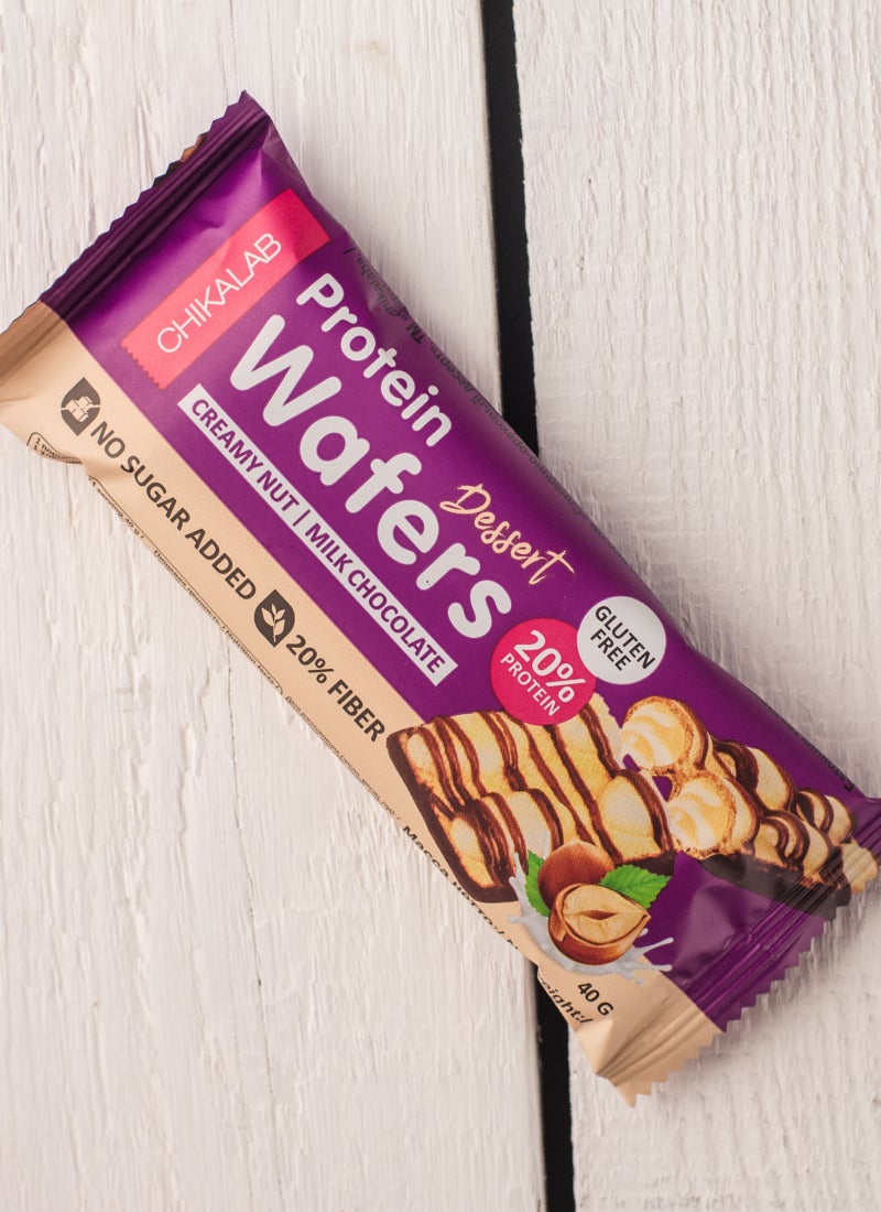 Chikalab Dessert Milk Chocolate And Hazelnut Protein Wafer - Image 5
