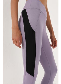 Tommy Life Violet Women's High Waist Stripe Detail Slim Fit Skinny Leg Leggings - 94541  - Image 4