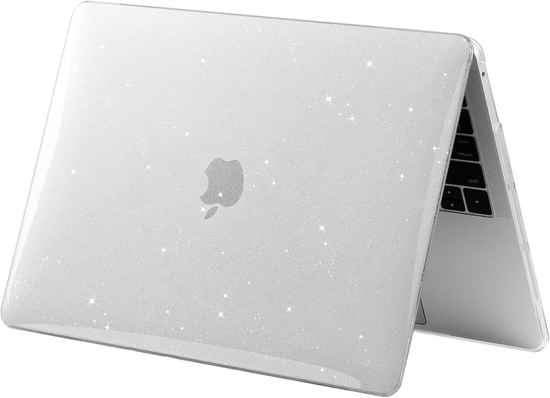 سيفن لاين متوافق مع حافظة Macbook Pro 14 بوصة 2021-2024 M4 M3/M2/M1 A2918/A2992 A3112 A3401/A2779/A2442 كريستالية لامعة براقة صلبة مع غطاء لوحة مفاتيح، شفاف - Image 4