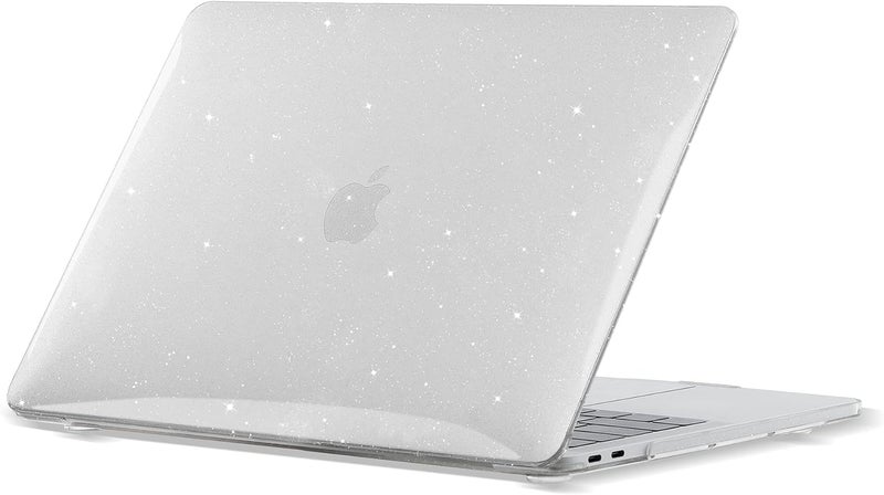 سيفن لاين متوافق مع حافظة Macbook Pro 14 بوصة 2021-2024 M4 M3/M2/M1 A2918/A2992 A3112 A3401/A2779/A2442 كريستالية لامعة براقة صلبة مع غطاء لوحة مفاتيح، شفاف - Image 5