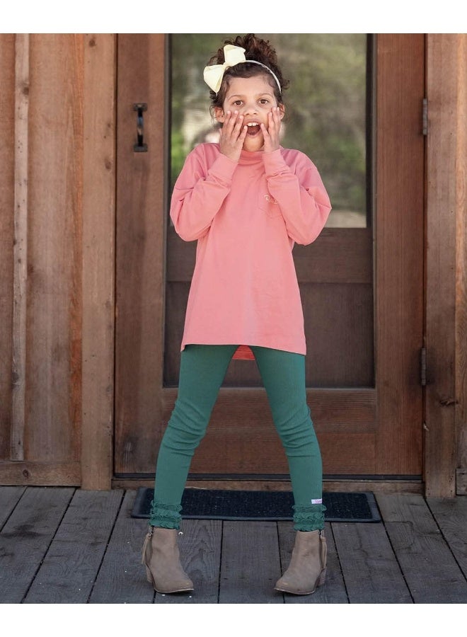 RuffleButts Baby/Toddler Girls Stretchy Bow Headband, Ivory, One Size - Image 4