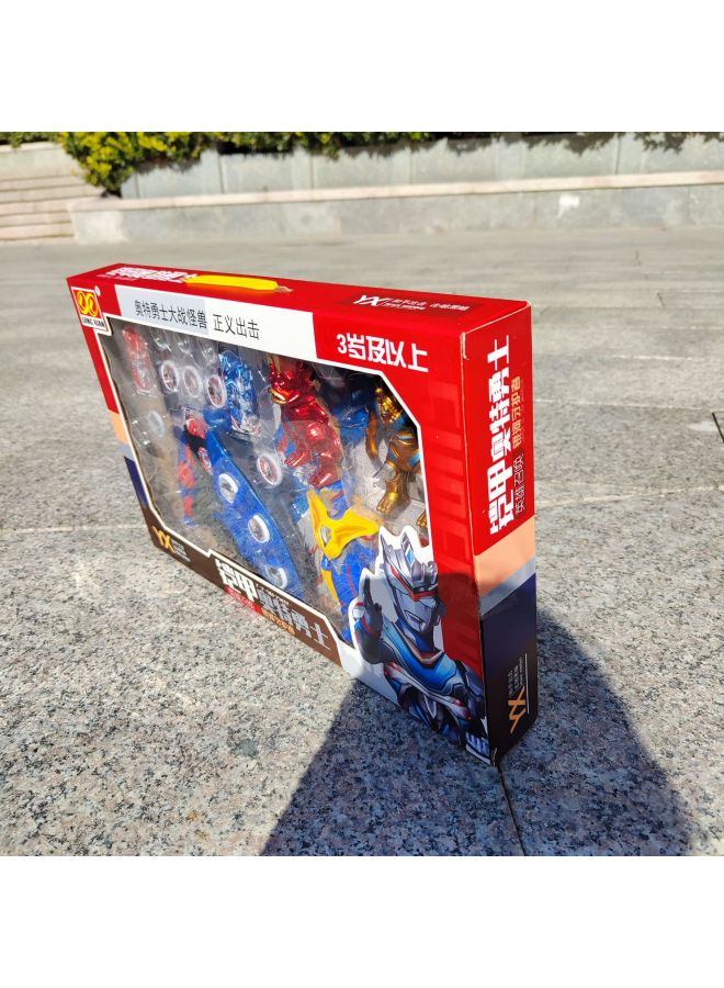 Armor Ott Warrior Monster Hero Transformation Boy Toy Gift Box Agency Enrollment Children's Gift Wholesale-Color:Armored Ultra Warrior 0196-20 - Image 4