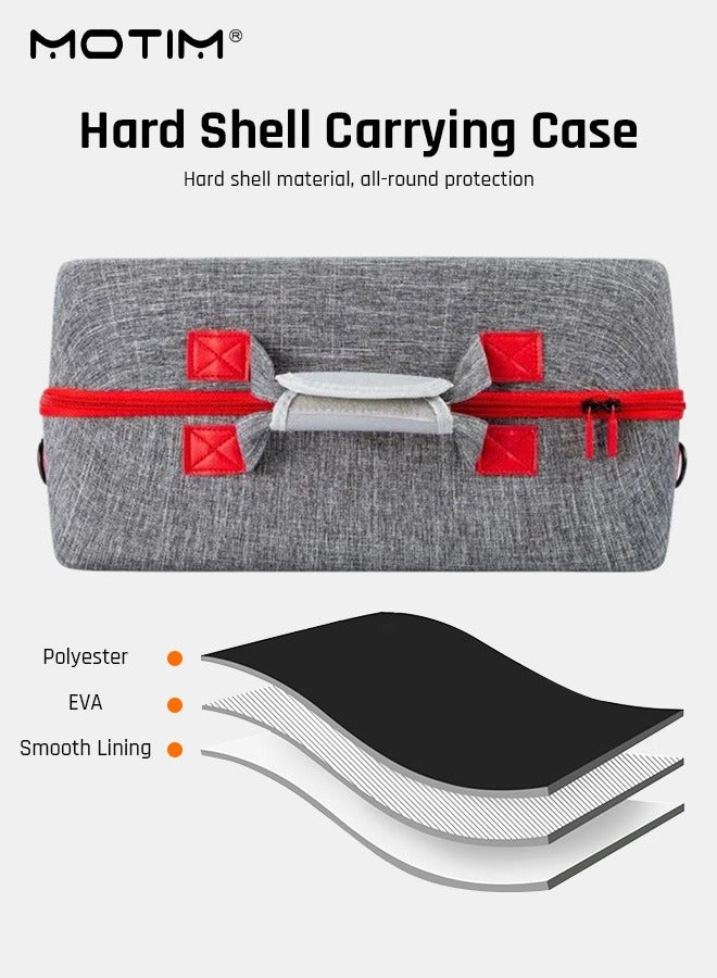Motim Storage Case for PS5, Shockproof Hard Shell Bag, Game Console Box, Portable Handbag Waterproof Shoulder Bag for Playstation 5 Console and Accessories - Image 5