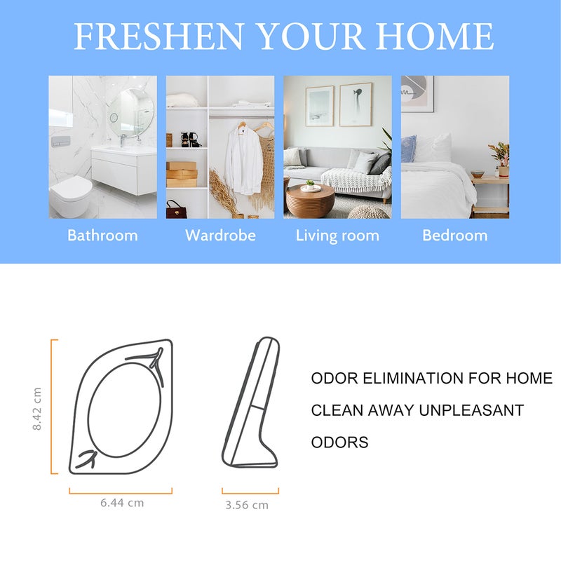 Clean-n-Fresh Air Freshener for Home  4 Pack  Fresh Scent  Odor Eliminator for Small Area Closets Bathroom Pets Strong Odor  Up to 120 Days - Image 2