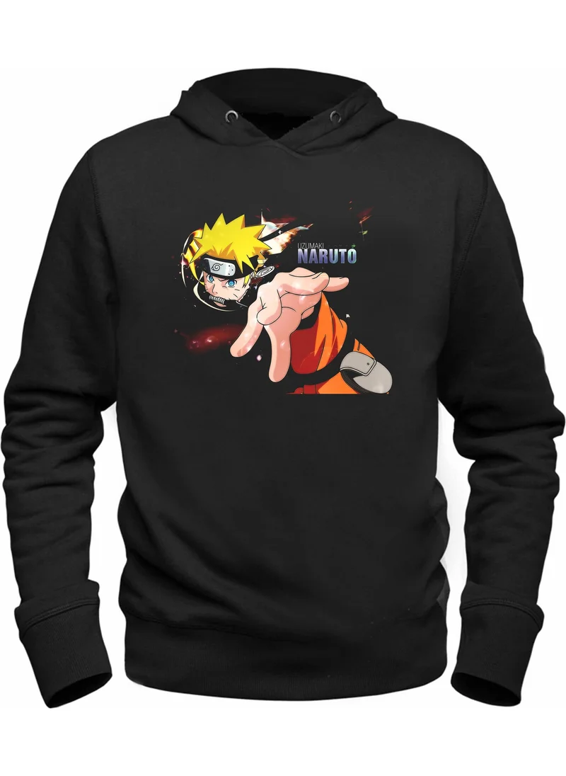 Alfa Tshirt Alpha Tshirt Naruto Printed Black Sweatshirt