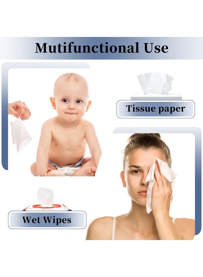 Lovppy 2Pcs Baby Wipes Dispenser, Diaper Wipe Holder with Lid, Refillable Wipes Case Container with Sealing Design, Flushable Wipes Pouch Case Storage Box for Bathroom, Keeps Wipes Fresh Easy Open & Close - Image 5