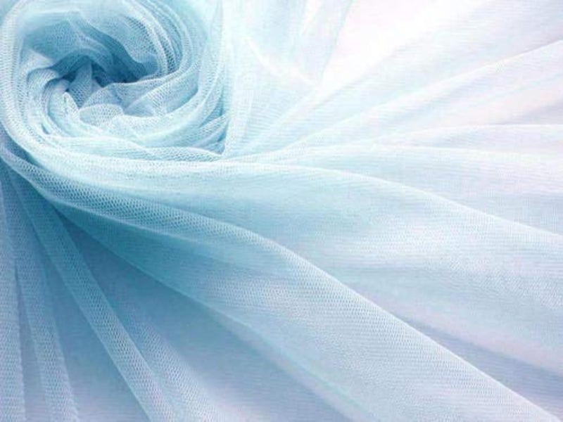 Onlinetree Single Bed Foldable Mosquito Net 6x3 Feet 30GSM Durable Polyester Mesh PVCCoated CorrosionResistant Steel Wire Portable Lightweight Blue - Image 3