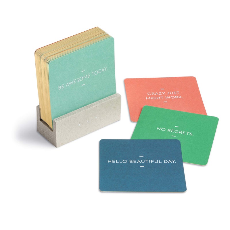 Compendium Motto of the Day Card Set by Compendium: 76 unique and inspiring statements with a desktop stand - Image 2