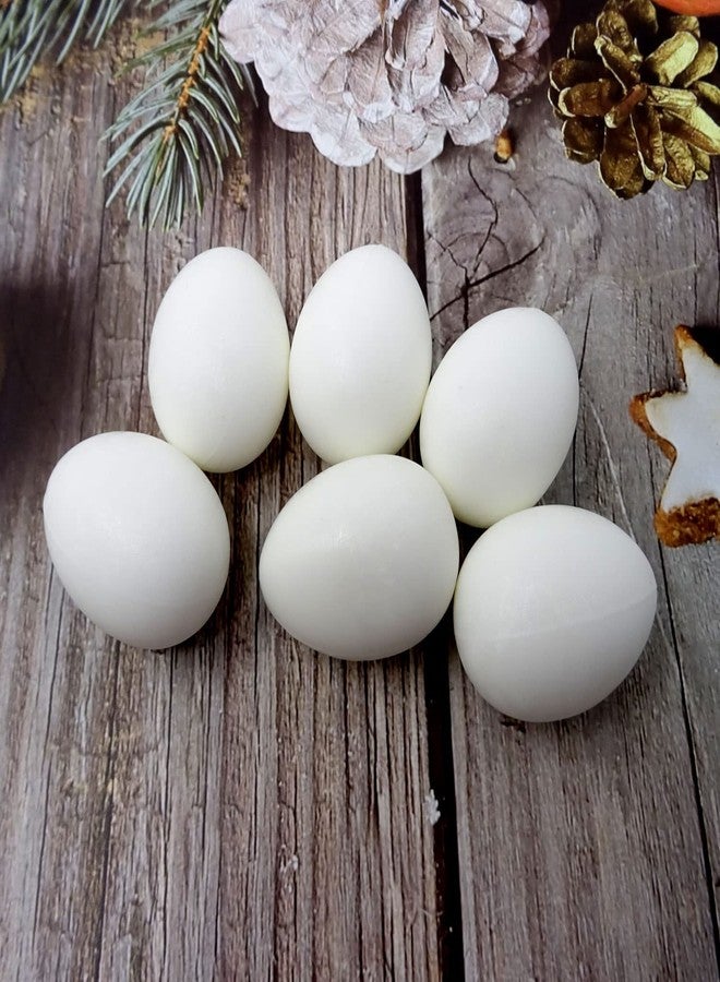 Honbay 12PCS Solid Plastic Simulation Pigeon Eggs Mini Dummy Eggs Hatching Eggs for Pigeon Hatching - Image 4