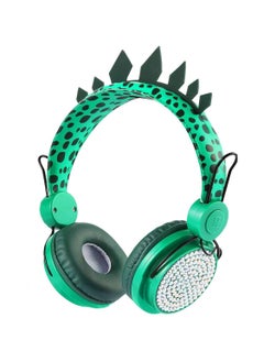 General Kids headphones, dinosaur wireless kids headphones, bluetooth toddler headphones over ear with microphone for computer iPad learning travel birthday gift  - Image 1