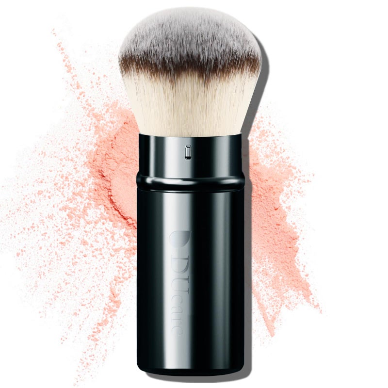 DUcare Retractable Airbrush Kabuki Brush for All Face Makeup & Foundation for Liquid, Cream and Powder Face Makeup With Aluminum Handle - Image 1