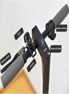 Generic Electric Scooters - Mobility Scooters- Range Up To (25 KM/H & 30 KM) Foldable Electric Scooter for Teens Adults (Black)  - Image 3