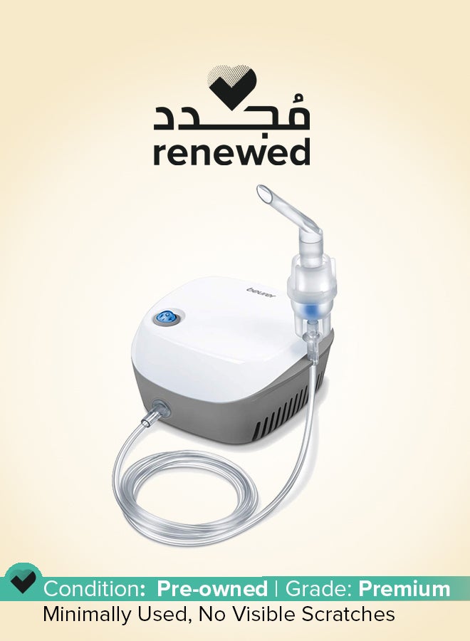 Beurer Renewed - IH18 Home-Use Nebuliser | Electric inhaler for nebulising liquid medication for colds, asthma and respiratory diseases | Compressed air technology | for adults and Children | Medical device - Image 1