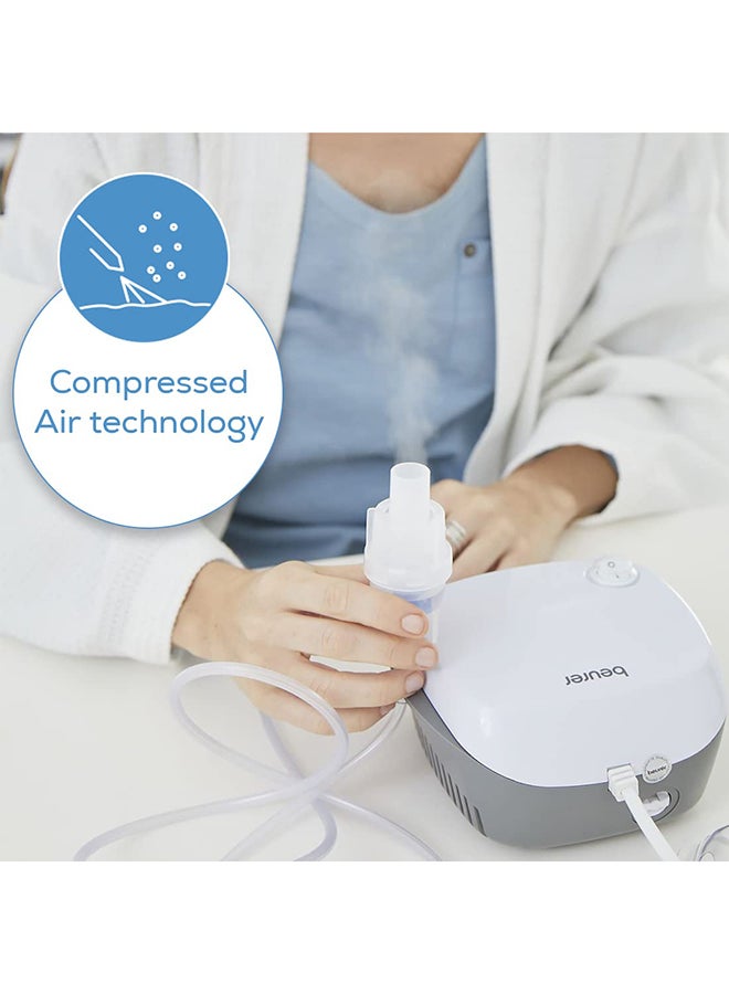 Beurer Renewed - IH18 Home-Use Nebuliser | Electric inhaler for nebulising liquid medication for colds, asthma and respiratory diseases | Compressed air technology | for adults and Children | Medical device - Image 3