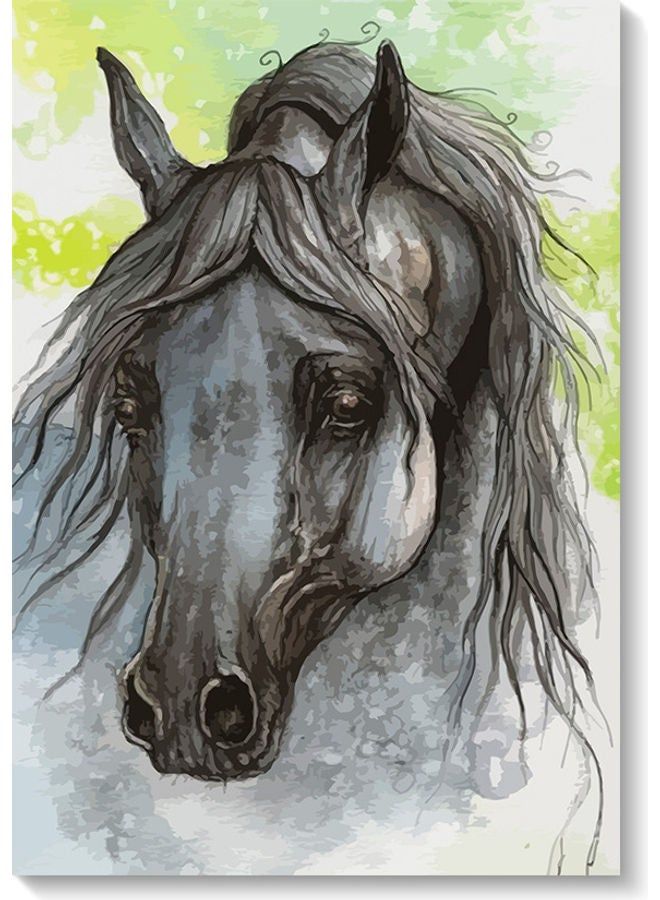 RYN Arabian Horse Themed Wall Art Painting Multicolour 40x60cm - Image 1