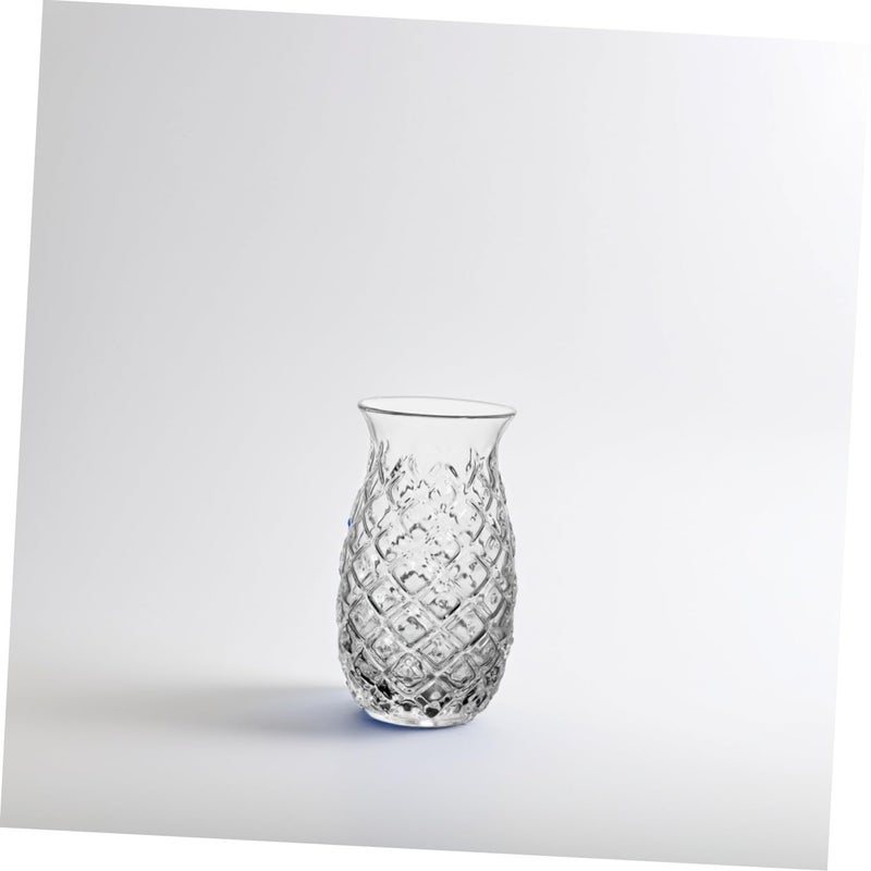 Pineapple Relief Drinking Glass Thickened Glass Easy Cleaning for Parties Weddings - Image 4
