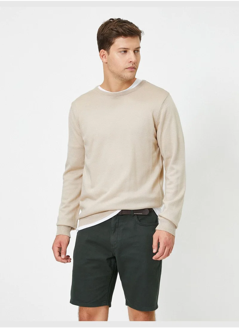 KOTON Pocket Detailed Shorts Slim Fit